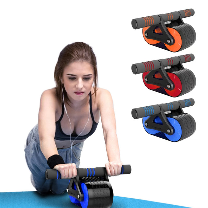 Abs Roll: Double Wheel Automatic Rebound Abdominal Exerciser