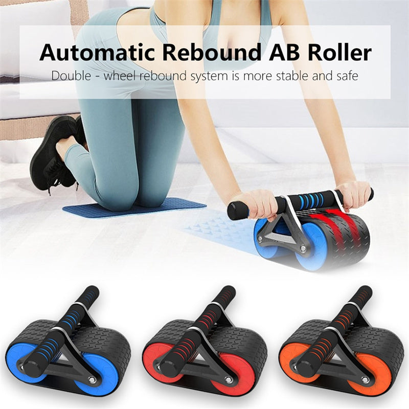 Abs Roll: Double Wheel Automatic Rebound Abdominal Exerciser